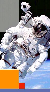 SPACEWALK WITH EARTH IN BACKGROUND